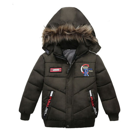 Baby Boys Jacket 2019 Autumn Winter Jacket For Boys Children Jacket Kids Hooded Warm Outerwear Coat For Boy Clothes 2 3 4 5 Year