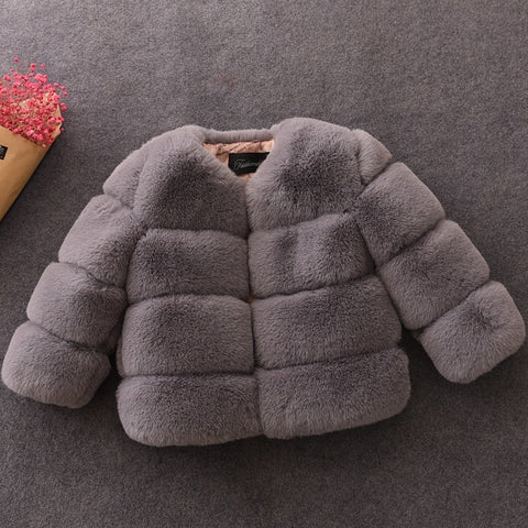 2019 baby jacket / Kids coat / Baby girl faux fur  coat