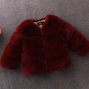 2019 baby jacket / Kids coat / Baby girl faux fur  coat