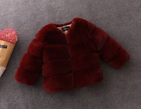 2019 baby jacket / Kids coat / Baby girl faux fur  coat