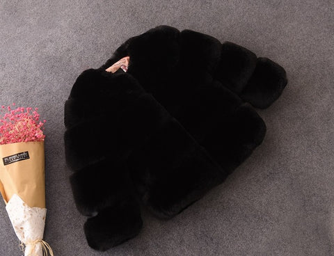 2019 baby jacket / Kids coat / Baby girl faux fur  coat