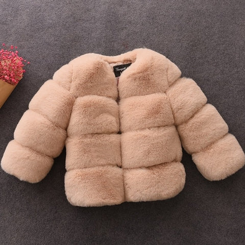 2019 baby jacket / Kids coat / Baby girl faux fur  coat