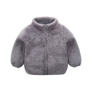 2019 Winter New Girls Plush Warm Coat Fleece Warm Pageant Party Warm Jacket Snowsuit 1-5Y Baby Zip Up Coat Outerwear Kid Clothes