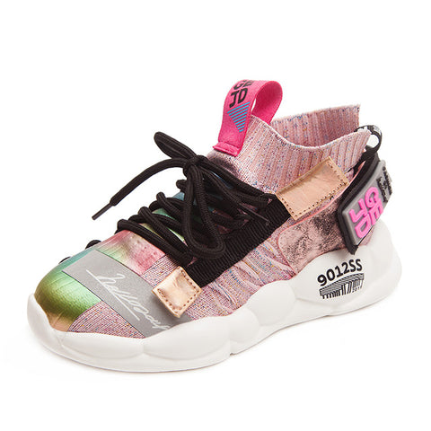 New Fashion Kids Shoes for Boys Girls  Breathable Children Casual Sneakers Baby Girl Soft Running Sports Shoes