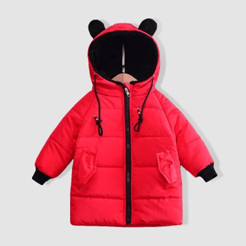 80-130 Cm Girls Jackets Kids Boys Coat Children Winter Outerwear Coats Casual Baby Girls Clothes Winter Parkas Kids Jacket