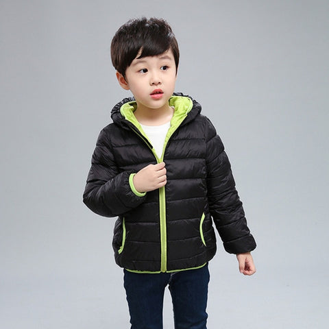 2019 Autumn Children Jackets Hooded Outerwear Boys Warm  Jacket Fashion Kids Zipper Coat Clothes Teenager Girls Outerwear Jacket