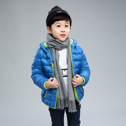 2019 Autumn Children Jackets Hooded Outerwear Boys Warm  Jacket Fashion Kids Zipper Coat Clothes Teenager Girls Outerwear Jacket