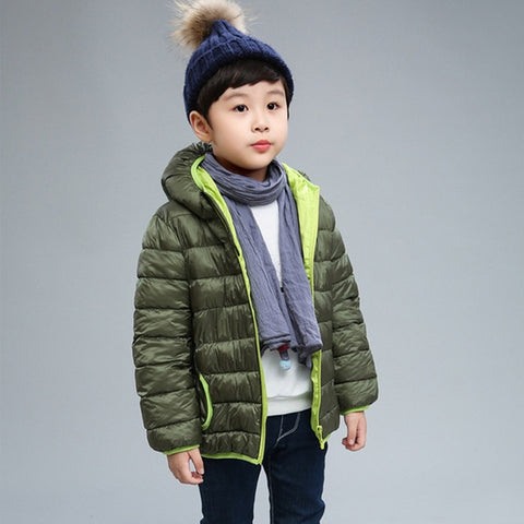 2019 Autumn Children Jackets Hooded Outerwear Boys Warm  Jacket Fashion Kids Zipper Coat Clothes Teenager Girls Outerwear Jacket