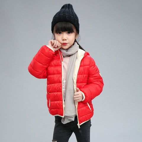 2019 Autumn Children Jackets Hooded Outerwear Boys Warm  Jacket Fashion Kids Zipper Coat Clothes Teenager Girls Outerwear Jacket