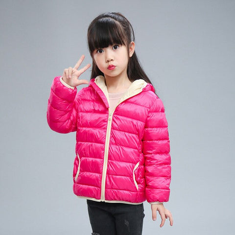 2019 Autumn Children Jackets Hooded Outerwear Boys Warm  Jacket Fashion Kids Zipper Coat Clothes Teenager Girls Outerwear Jacket