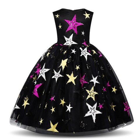 Girls Dress Elegant New Year Princess Children Party Dress Wedding Gown Kids Dresses for Girls Birthday Party Dress Vestido Wear