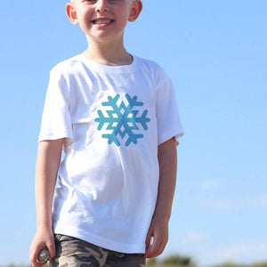 Snowflake Child T-Shirt Kids Tshirt Boy Girl T Shirt Children Toddler Clothes Funny Top Tees Summer Casual Baby Clothes