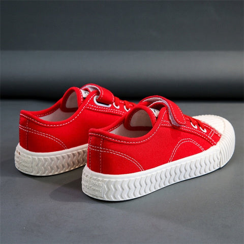 2019 Autumn Fashion New Children Canvas ayakkabı Girls Sneakers Toddler Breathable Spring Kids Shoes For Boys Soft Casual Shoes