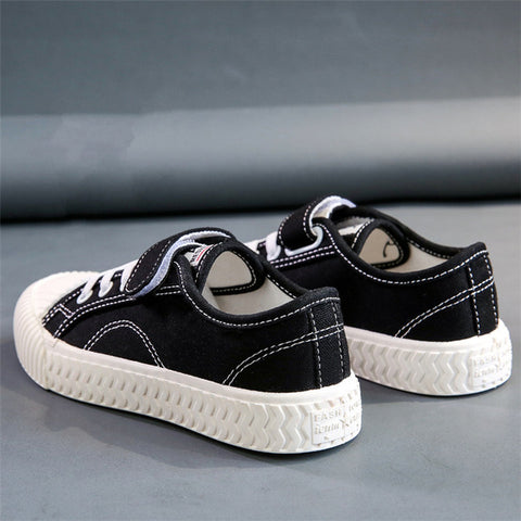 2019 Autumn Fashion New Children Canvas ayakkabı Girls Sneakers Toddler Breathable Spring Kids Shoes For Boys Soft Casual Shoes