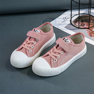 2019 Autumn Fashion New Children Canvas ayakkabı Girls Sneakers Toddler Breathable Spring Kids Shoes For Boys Soft Casual Shoes