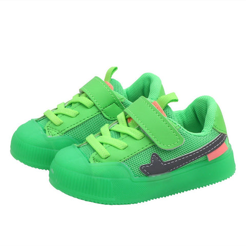 Children Sport Shoes Autumn Winter New Fashion Breathable Kids Boys Net Shoes Girls Anti-Slippery Sneakers Baby Toddler Shoess