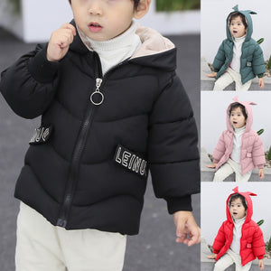 2019 New Fashionable Kids Coat Boys Girls Thick Coat Padded Winter Jacket Clothes roupa infantil Childern winterjas Clothes