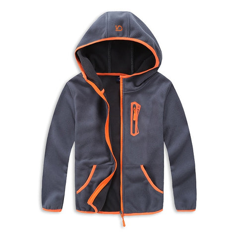 spring and autumn trendy boys sport hooded jacket kids outerwear fall 2017 new arrival kids polar fleece soft shell clothing