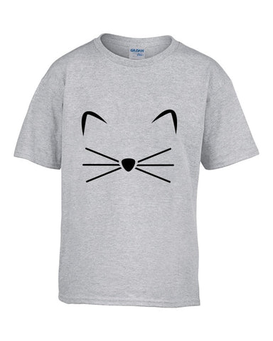 KITTY KITTEN Meow Print kids T shirt Cotton Casual Funny Shirt For girls tops tee hipster streetwear short sleeve casual t-shirt