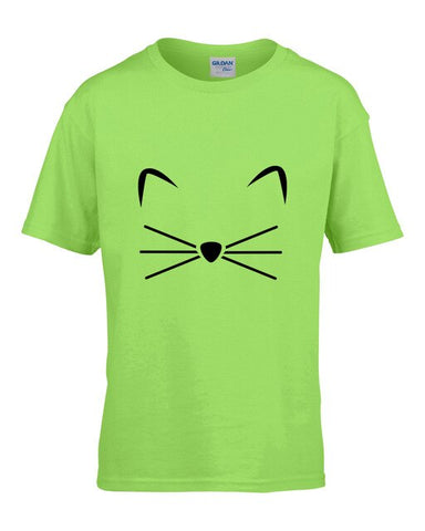 KITTY KITTEN Meow Print kids T shirt Cotton Casual Funny Shirt For girls tops tee hipster streetwear short sleeve casual t-shirt