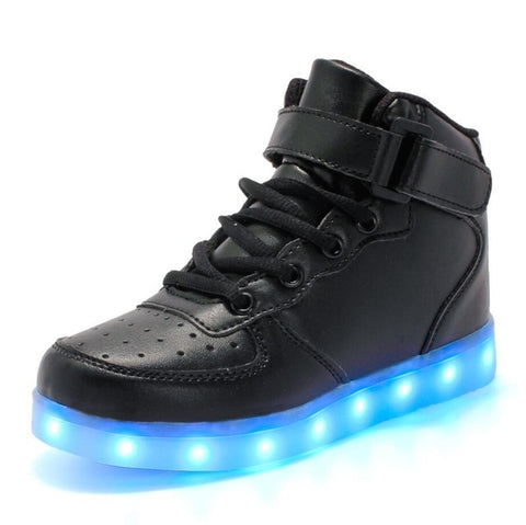 Classical Led Shoes for kids and adults USB chargering Light Up Sneakers for boys girls men women Glowing Fashion Party Shoes