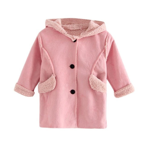 2018 Autumn Winter Baby Girls Jacket Jackets For Girls Windbreaker Boys Kids Warm Clothes Hooded Coat Jacket Cardigan Outwear