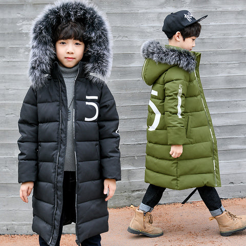 Winter Thicken Windproof Warm Kids Coat Waterproof Children Outerwear Kids Clothes Boys Jackets For 3-12 Years Old