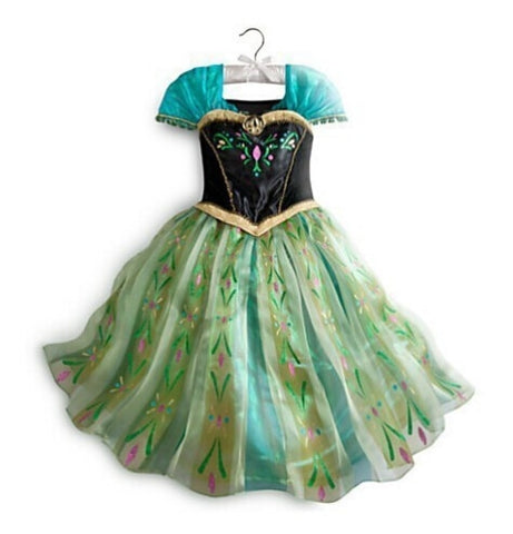 Girls elsa dress new snow queen costumes for kids cosplay dresses princess disfraz carnaval vestido de festa infantil congelados