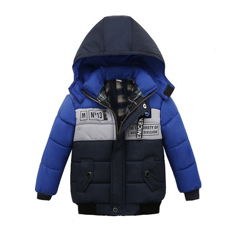 Baby Boys Jacket 2019 Autumn Winter Jacket For Boys Children Jacket Kids Hooded Warm Outerwear Coat For Boy Clothes 2 3 4 5 Year