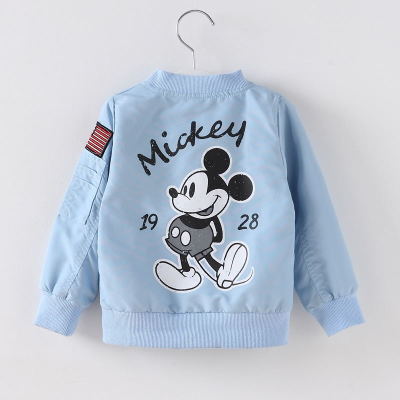 2019 Mickey Denim Jacket For Boys Fashion Coats Children Clothing Autumn Baby Girls Clothes Outerwear Cartoon Jean Jackets Coat