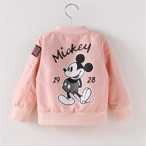 2019 Mickey Denim Jacket For Boys Fashion Coats Children Clothing Autumn Baby Girls Clothes Outerwear Cartoon Jean Jackets Coat